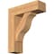 Ekena Millwork Funston Block Smooth Bracket w/ Offset Brace, Western Red Cedar, 7 1/2"W x 24"D x 28"H BKT0806X24X28FST05SWR - alternate 1